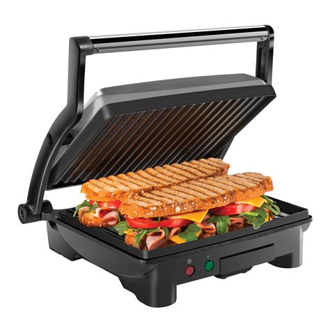 Press grill - Breville Sear & Press Grill. Earn up to 10% in rewards1 + Free Standard Shipping8 today with a new Williams Sonoma credit card. Make paninis, sear asparagus, and grill meat and burgers – all with one cleverly designed machine from Breville. Boasting variable height adjustment to grill sandwiches of different sizes, this machine opens flat for ... 